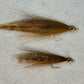 3-1/2" and 2-1/2" Deceiver salt water fishing flies