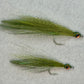 3-1/2" and 2-1/2" Deceiver salt water fishing flies