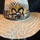 Reeves Paniolo (Cowboy) style Humu Papale (feather hatband)