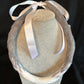 Gray and White 2nd cut Lei Hulu (feather lei)