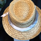 Gray and White 2nd cut Lei Hulu (feather lei)