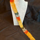 24-1/2" Lady Amherst Pheasant humu papale (feather hat band)