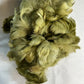 Custom-dyed Green Goose Coquille Feathers