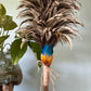 Kahili made from various rooster feathers