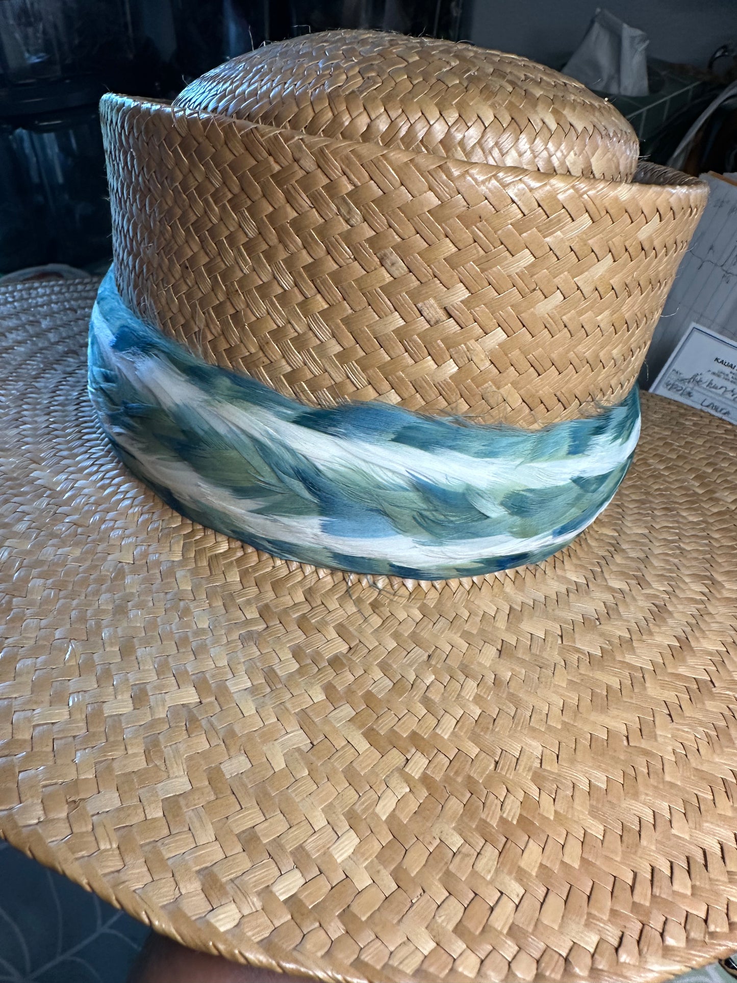 Various colored 2nd cut Goose Humu Papale (feather hat band)