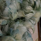 Custom-dyed Green Goose Coquille Feathers