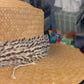 24" Francolin Fade Humu Papale (feather hatband)